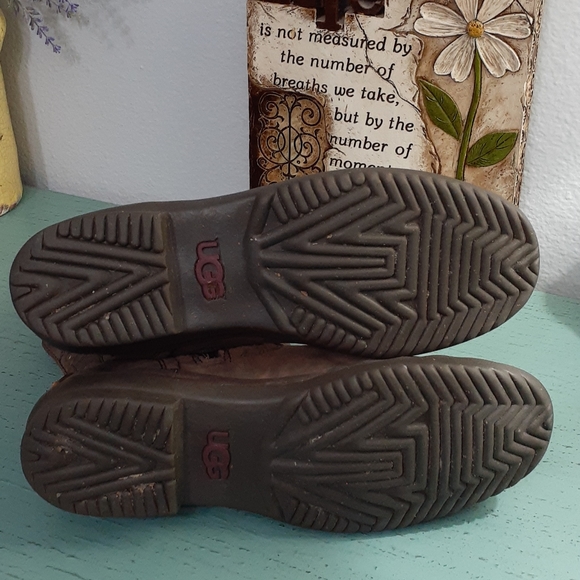 UGG Brown Winter & Rain Boots - Picture 7 of 9